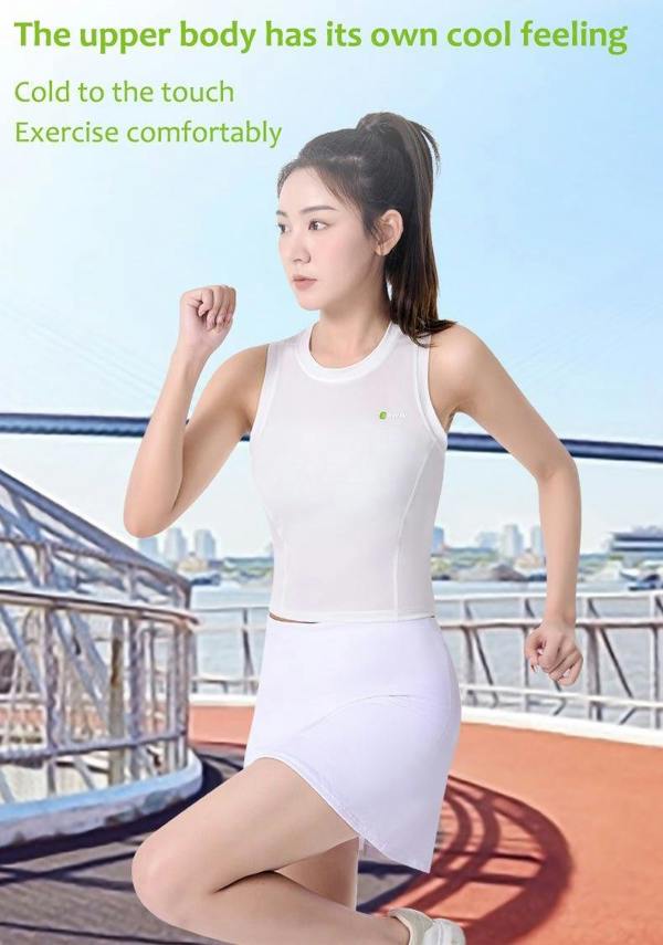 Anniou Raw Yarn Quick Dry Antibacterial Sports Vest