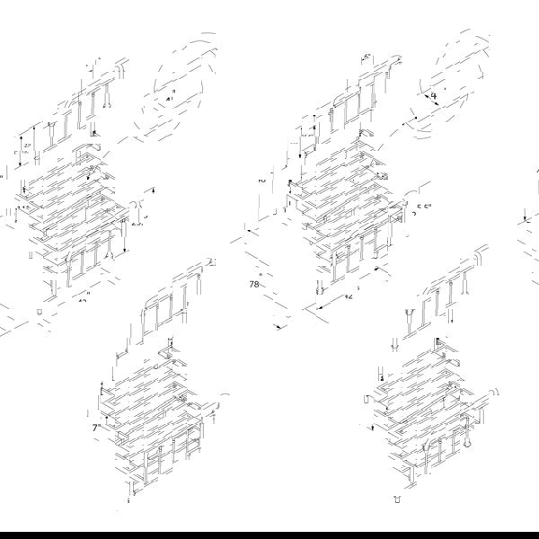 Dorel Home Wallace Metal Bed White - Single