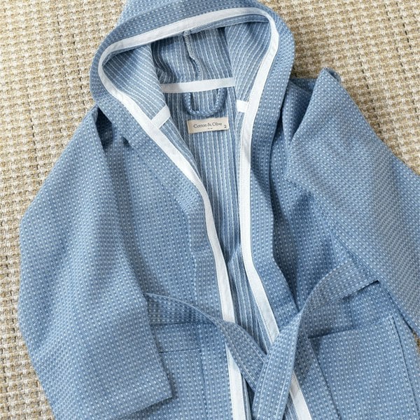 Cotton and Olive Tuana Cotton Hammam Robe for Children