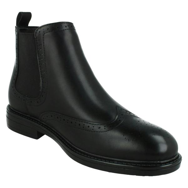 Thomas Blunt Mens Thomas Blunt Low Heel Brogue Boots A3085