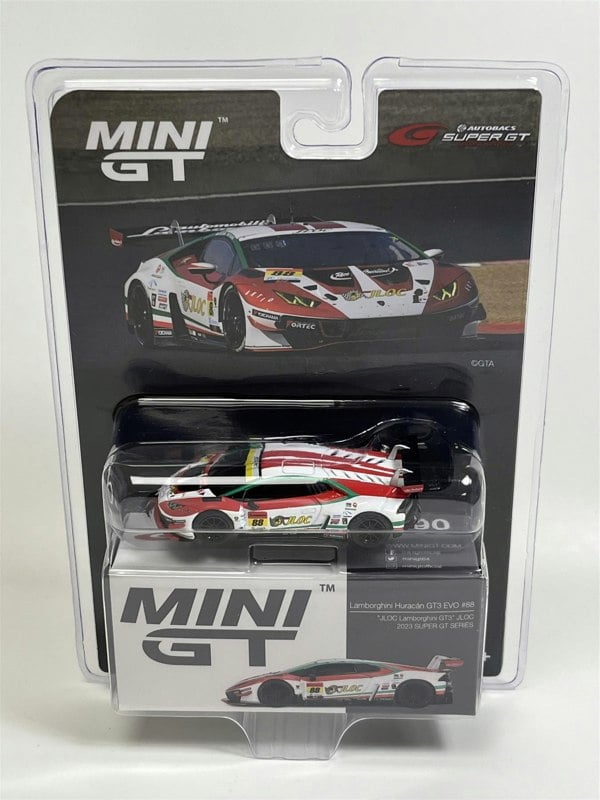 Mini GT Lamborghini Huracan GT3 EVO #88 2023 Super GT Series 1:64 Scale Mini GT MGT00690L