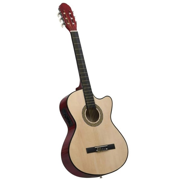 Berkfield Western Classical Cutaway Guitar with Equalizer and 6 Strings