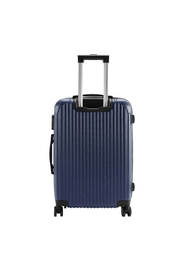 Living and Home Hardshell Spinner Wheel Luggage Travel Suitcase, 24" Blue