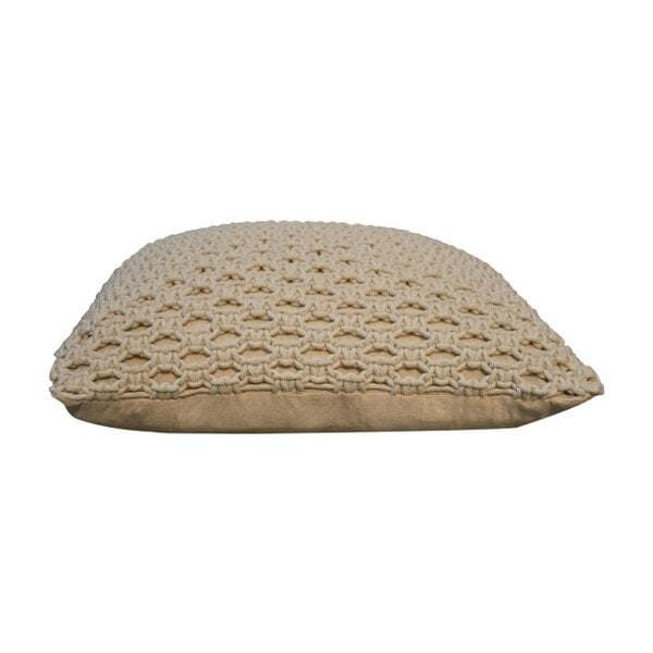 Wyld Haus Set of 2 Riomaggiore Natural White Macrame Cushion Covers