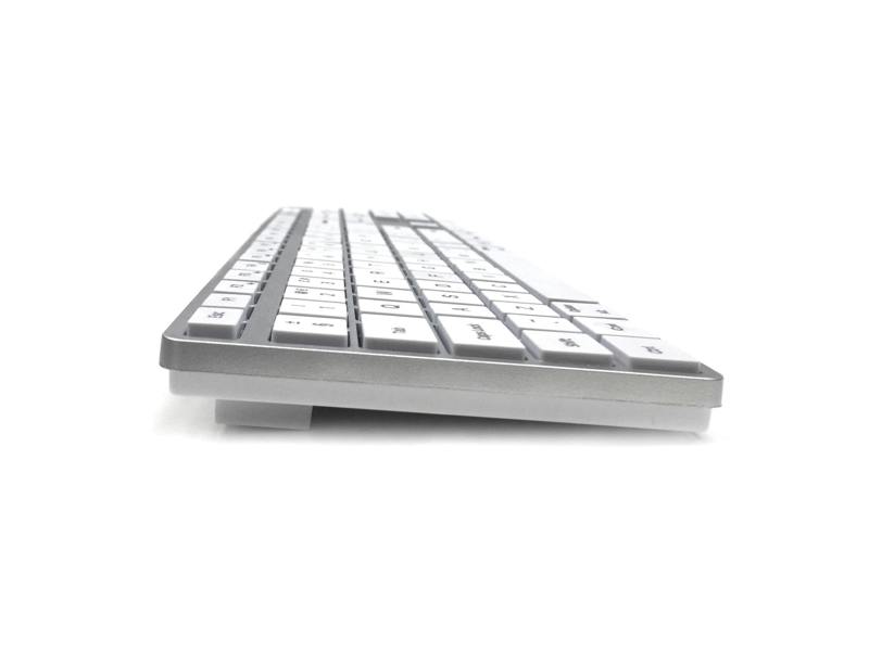 Accuratus 301 Apple Mac Wireless Multi-Device - Dual Bluetooth 5.2 & RF 2.4GHz Wireless Multi-Device Multimedia Apple Mac Slim Keyboard