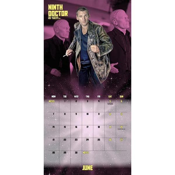 Doctor Who Classic Calendar 2027, Wall Calendars, Month To View, Entertainment, Gift
