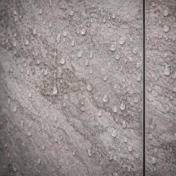 Britwall Marble Grey High Gloss SPC Wall Panel 1220×2440×4mm Pack of 2 – Luxurious High–Gloss‚ Marble Gray Design