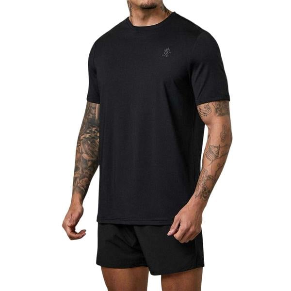 Gym King Mens Victory Performance T-Shirt - Black - 