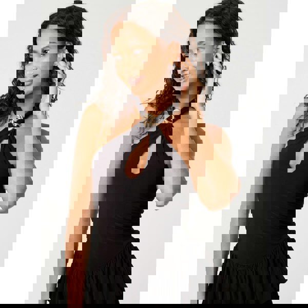 Pink Vanilla Keyhole Rara Playsuit