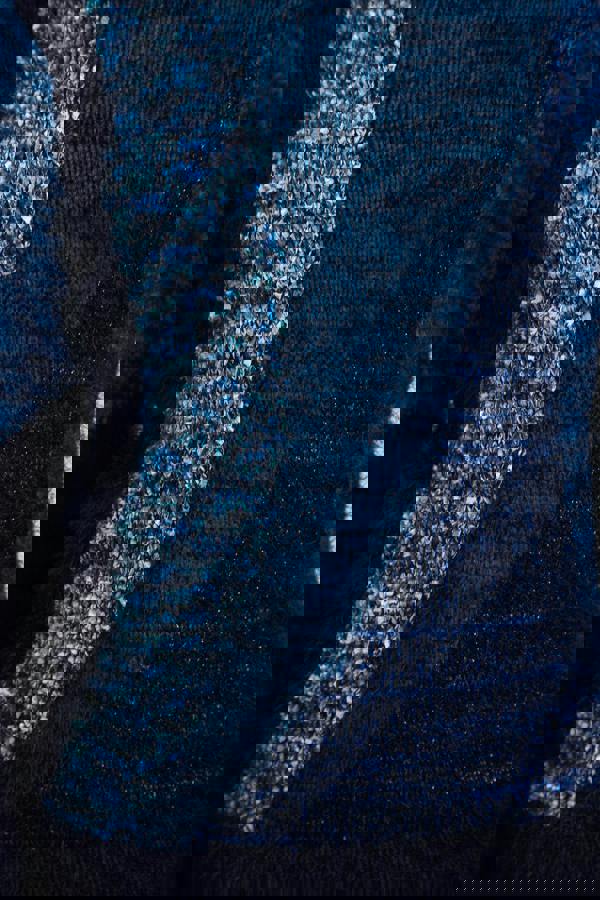 Colour Block Fluffy Yarn Jumper