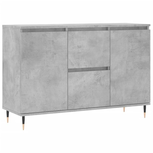 Berkfield Sideboard Concrete Grey 104x35x70 cm Engineered Wood