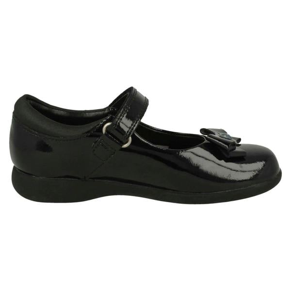 Clarks Girls Clarks Bow Detail School Shoes Prime Skip