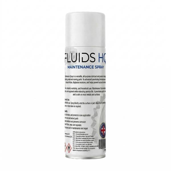 Fluids HQ FluidsHQ Maintenance Spray Multi Purpose Lubricant Penetrating Oil 500ml