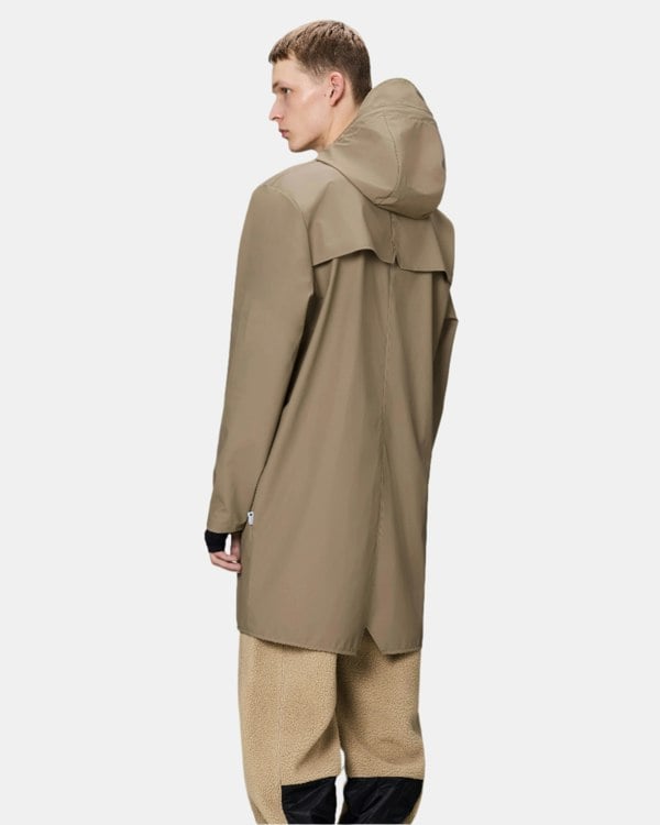 Rains Long Unisex Jacket - 133 Beige