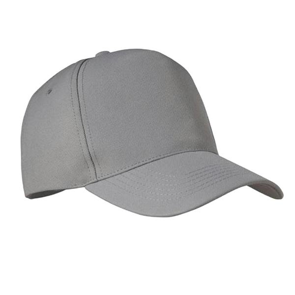 MidOcean Senga RPET 5 Panel Baseball Cap - Grey - 
