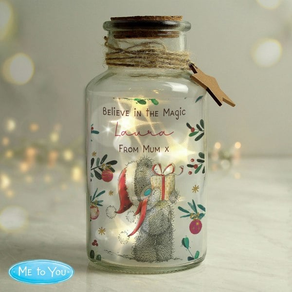 Personalised Memento Company Personalised Me to You Cosy Winter Led Jar
