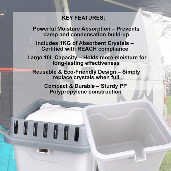 Re-usable Dehumidifier Box (Crystals Included) OLPRO