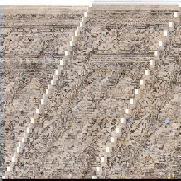 Asiatic Sovereign Ash Medallion Rug