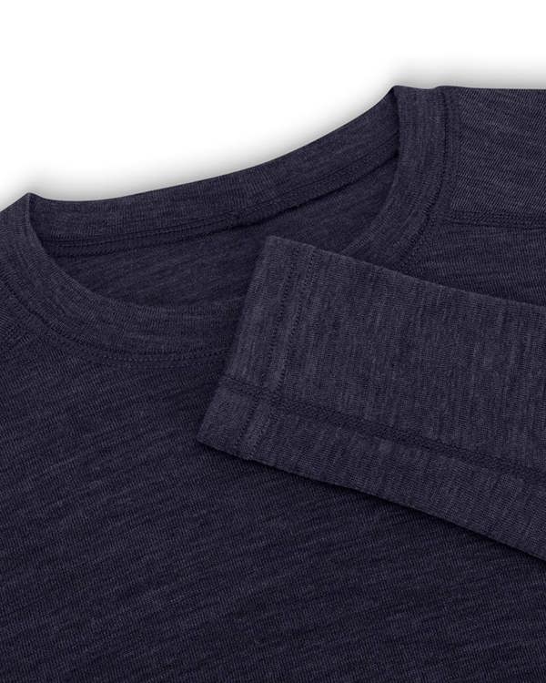 Hoggs of Fife Merino Wool Crew Neck Baselayer Long Sleeve