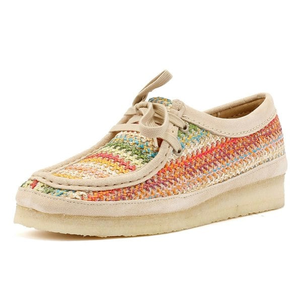 Clarks Originals Wallabee Raffia Women's Shoes - Multicolour