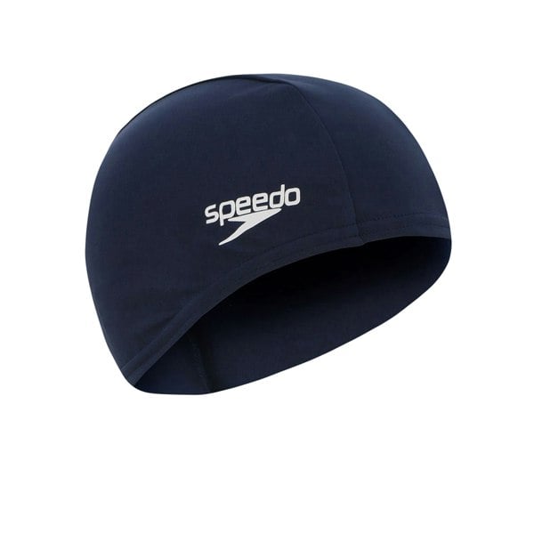 Speedo Childrens Polyester Swim Cap - Black