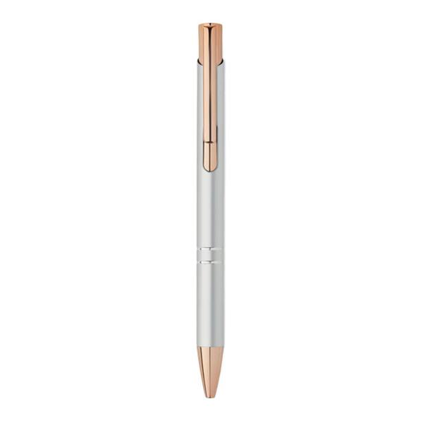 MidOcean Bern Rose Recycled Aluminium Ballpoint Pen - Silver - 