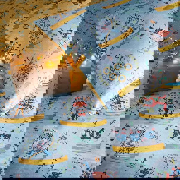 Furn Twelve Days of Christmas Duvet Cover Set - Blue - 