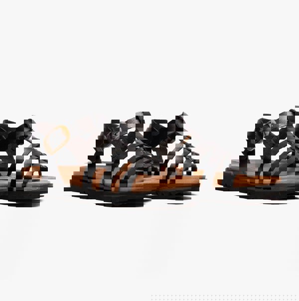 Heavenly Feet SALTWATER Womens Slingback Sandals Black