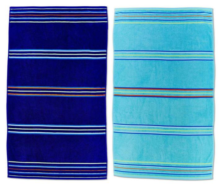 Rainbow Pairs Blue Twin Pack Beach Towel