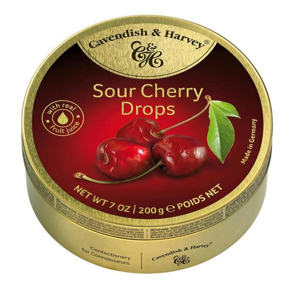 C and H Sour Cherry Drops (6 Pack)