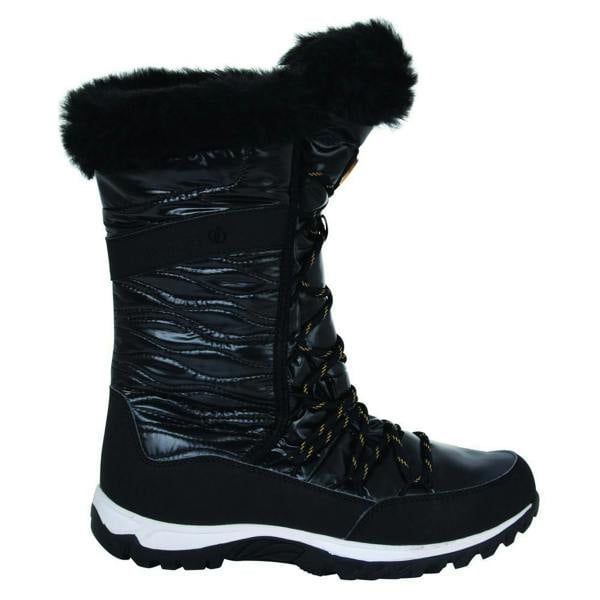 Dare 2b Womens Kardrona II Faux Fur Trim Snow Boots - Black - 
