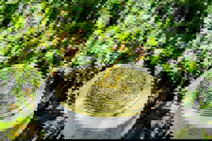 Large Sundial On Classic Stone Column