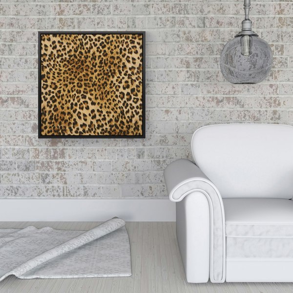 Warren Reed Wild Animal Pattern Framed Canvas