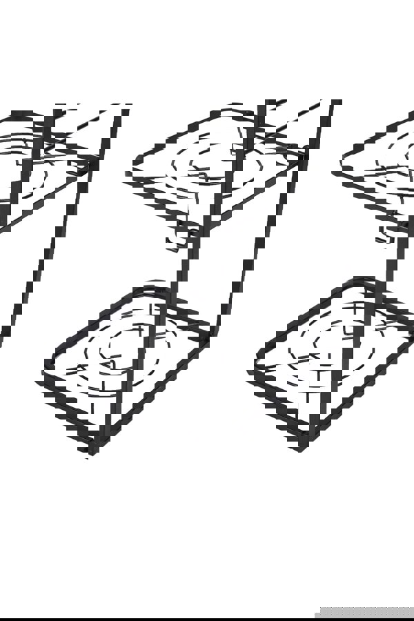 Living and Home 3-Tier Standing Kitchen Pot Pan Organizer Rack Adjustable Cookware Holder