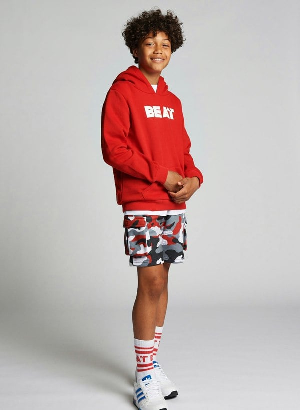 Beat Boyz Club Revolve Combat Shorts - Red Camo