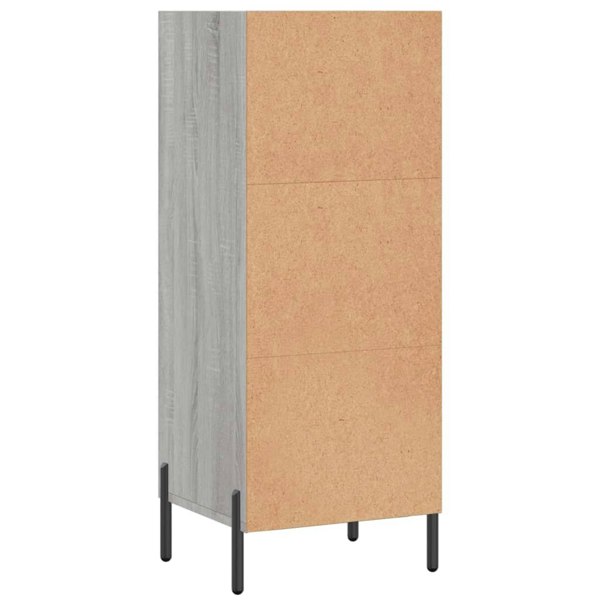 Berkfield Sideboard Grey Sonoma 34.5x32.5x90 cm Engineered Wood