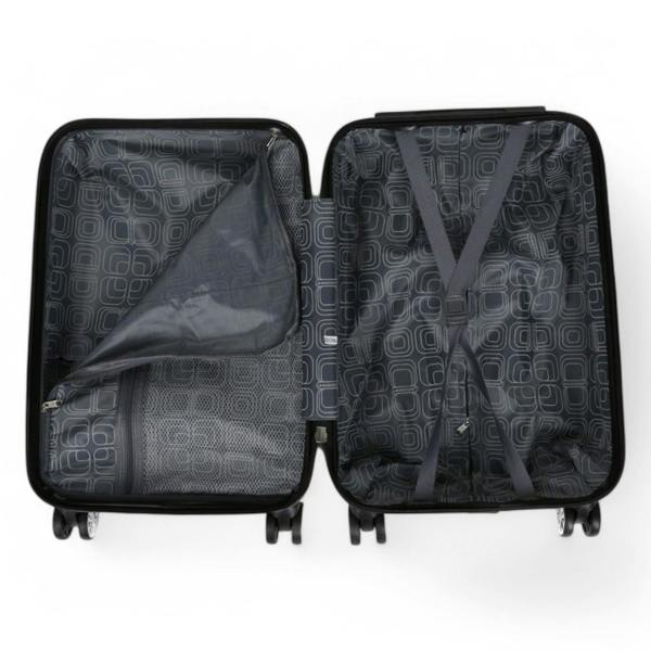 Snowball Hard Shell Printed Cabin 55 x 36 x 20 cm PP Suitcase Luggage Suitable for Easyjet, Ryanair