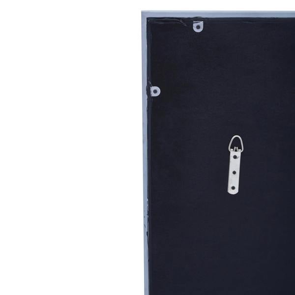 Interiors by Premier Oriel Grid Wall Mirror with Silver Finish Frame