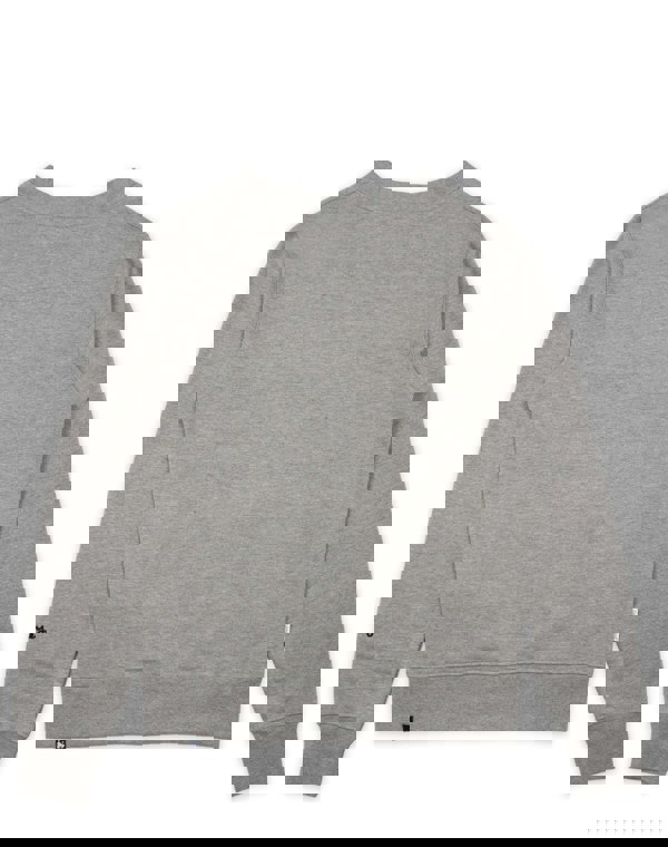 Money Combo Patch Button Sweat Grey Melange
