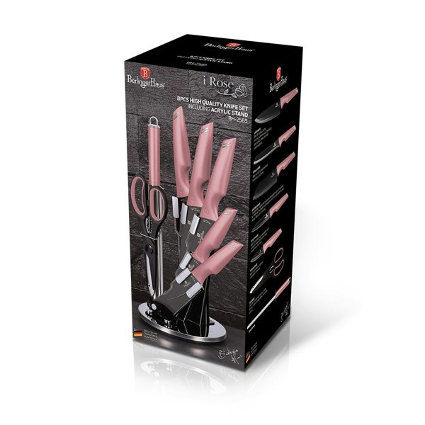 8-Piece Knife Set Berlinger Haus BH-2585 I-Rose Collection