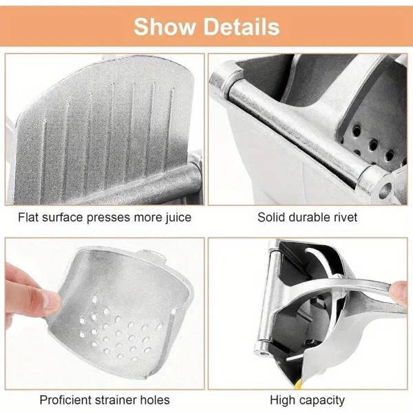 Dyzi Heavy Duty Manual Citrus Juicer Hand Press Orange Lemon Squeezer
