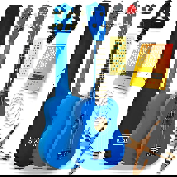 3rd Avenue Soprano Ukulele Pack Ukuleles#Colour_Blue