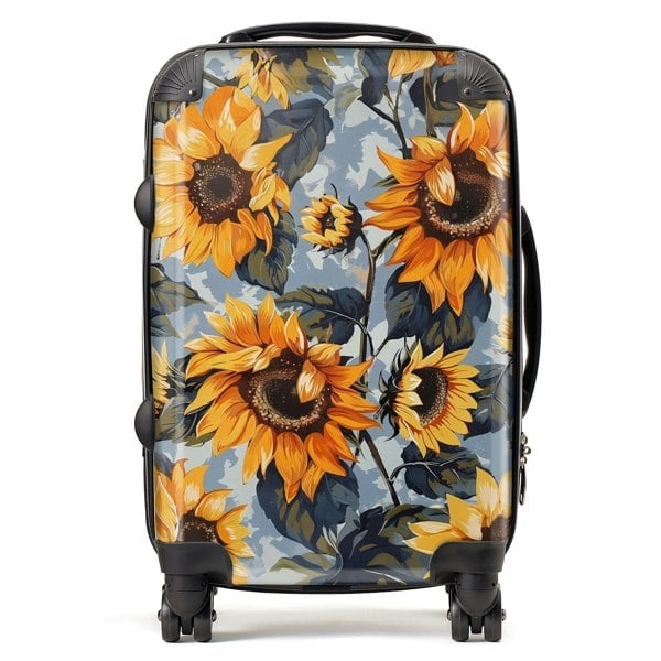 Warren Reed Sunflowers On A Sunny Day Suitcase