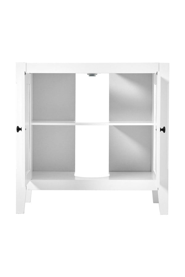 Living and Home Double-door U-Shaped Bathroom Under Sink Cabinet