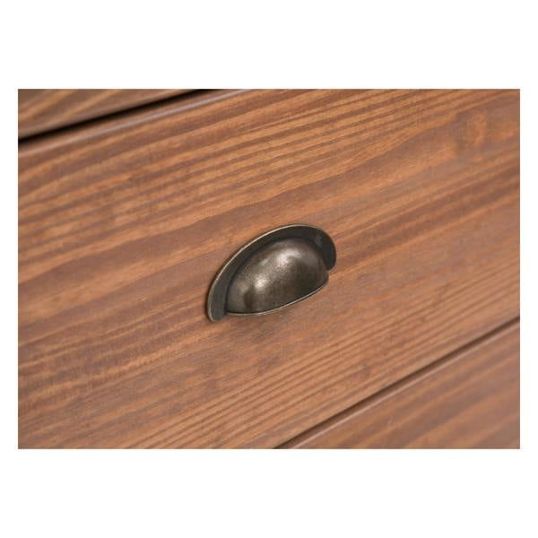 Cabinet Bits Padua 3 Drawer Desk - Dressing Table Brass Cup Handle