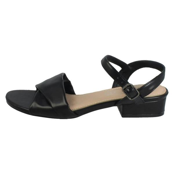 Spot On Ladies Spot On Low Heel Casual Buckle Fastening Sandals F12113