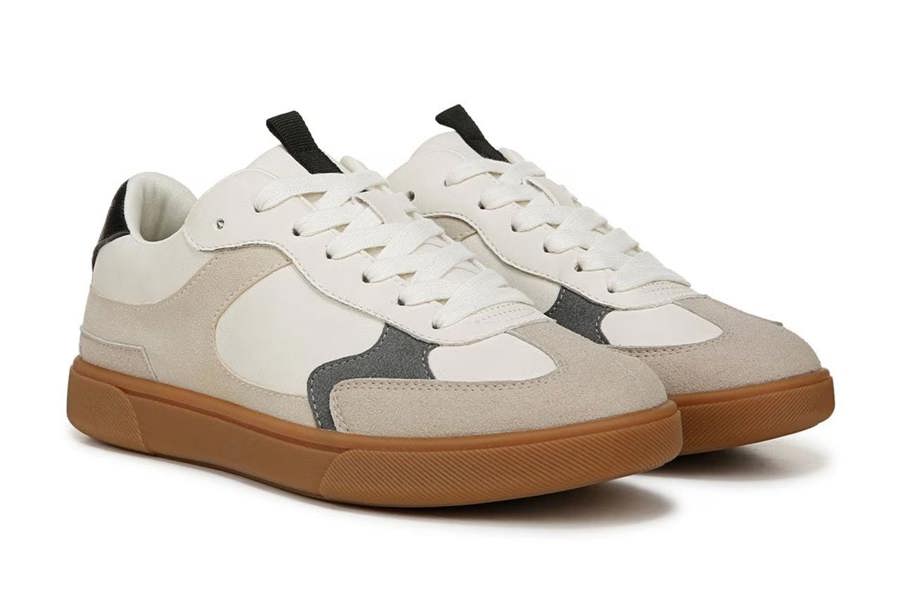 Blowfish Malibu Womens White Lace-Up Sneakers - Tastic