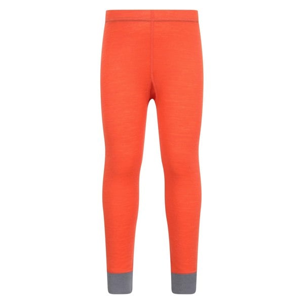 Mountain Warehouse Childrens/Kids II Merino Wool Base Layer Bottoms - Orange