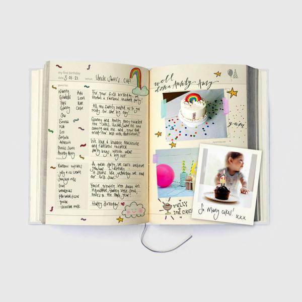 Baby Journal - close-up detail