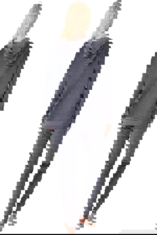 Camille Charcoal Supersoft Velour Loungewear Pyjama Set